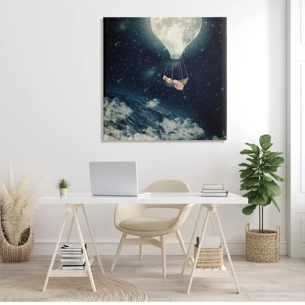 Stupell Hot Air Balloon Canvas Art
